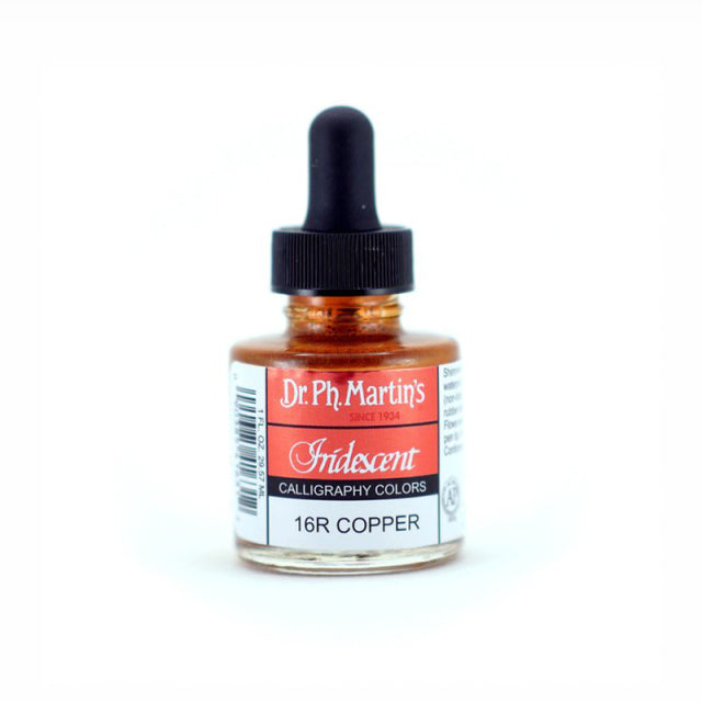 Dr. Ph. Martin's/Calligraphy Ink/Iridescent Colors, Copper (30ml