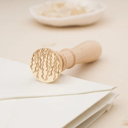 Artisaire/Sealing Stamp/Under The Willow Wax Stamp - Classic Blonde Handle