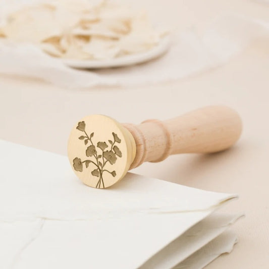 Artisaire/Sealing Stamp/Bloom Wax Stamp - Classic Blonde Handle