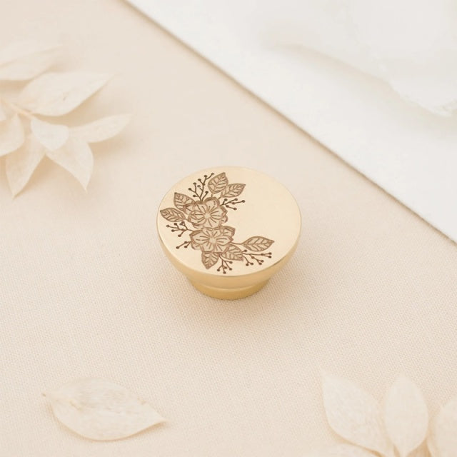 ARTISAIRE/Sealing Stamp/Winter Magnolias Wax Stamp Classic Blonde