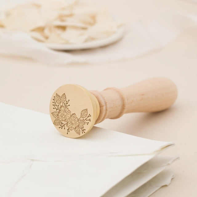 ARTISAIRE/Sealing Stamp/Winter Magnolias Wax Stamp Classic Blonde