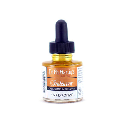 Dr. Ph. Martin's/Calligraphy Ink/Iridescent Colors, Bronze (30ml)