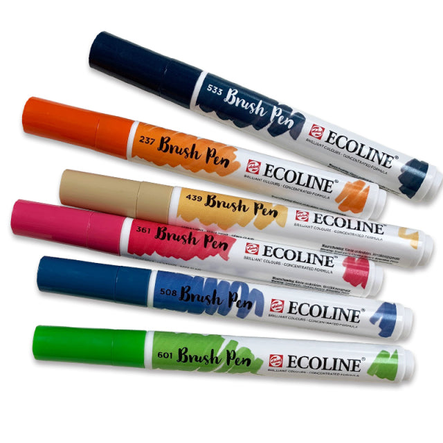 Talens/Brush Calligraphy/ECOLINE Brush Pen (59 colors in total)