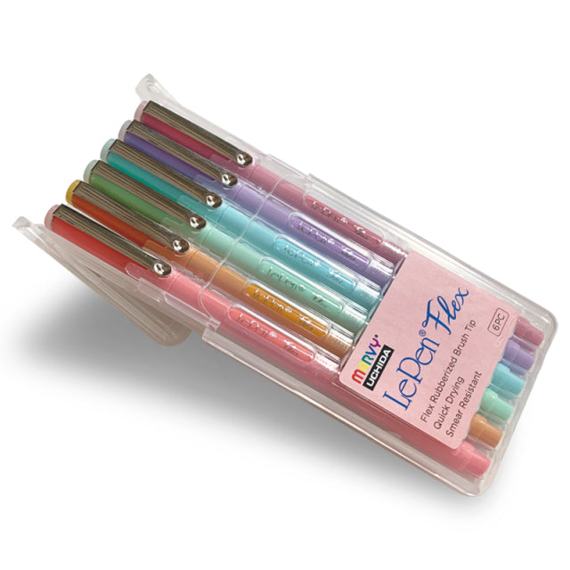 MARVY/Brush Calligraphy/LePen Flex Pastel Set [US Limited Product]