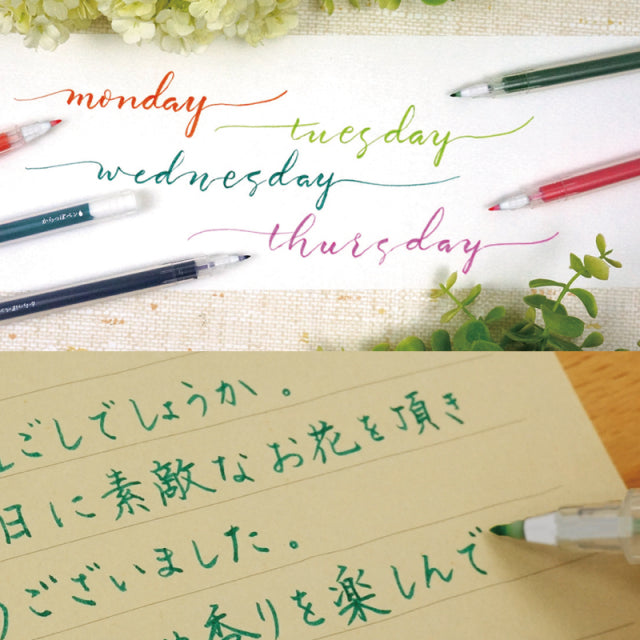 Kuretake/Brush Calligraphy/Empty Pen Hosofude Core