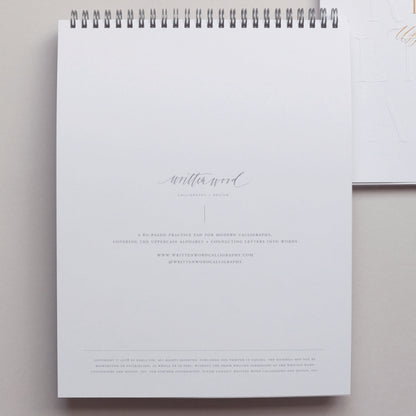 Written Word Calligraphy /カリグラフィー練習帳/Uppercase practice book