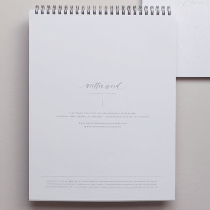 Written Word Calligraphy/Lowercase practice book