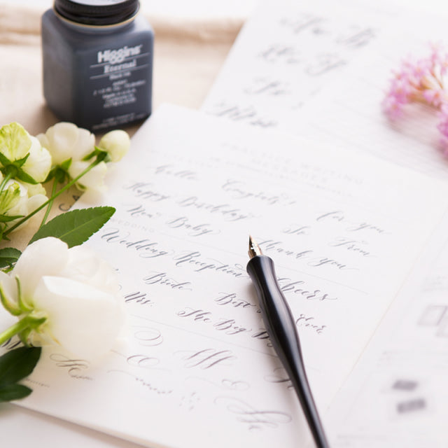 January to June 2025 Risa Kadono Modern Calligraphy Basic Online 6-month course (Association certified course)