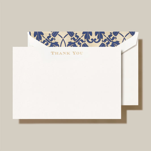 Crane/ボックスカード/Regency Thank You Card（10 Flat Cards / 10 Envelopes）