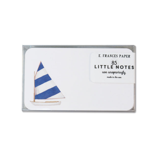 E.Frances/Set of 85 mini cards/Sailboat Little Notes