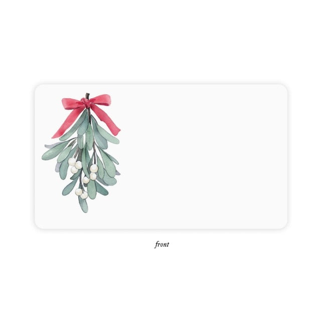 E.Frances/Set of 85 mini cards/Mistletoe Little Notes