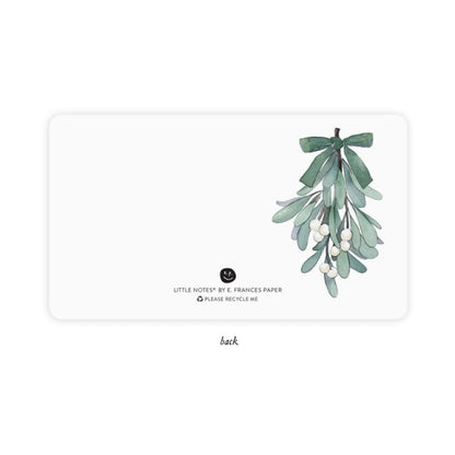 E.Frances/Set of 85 mini cards/Mistletoe Little Notes