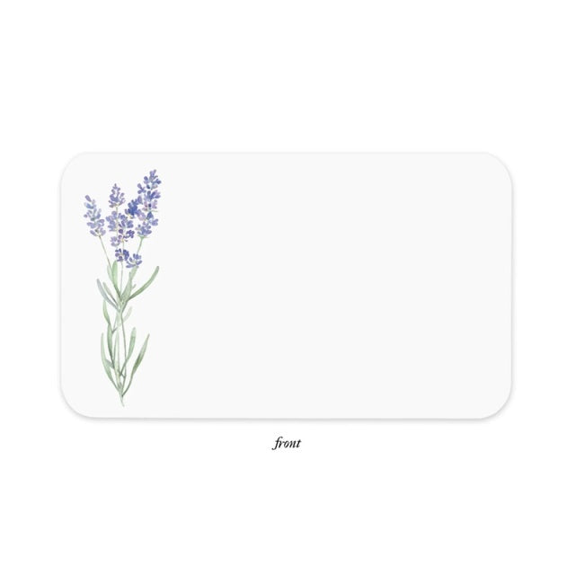 E.Frances/Set of 85 mini cards/Lavender Little Notes