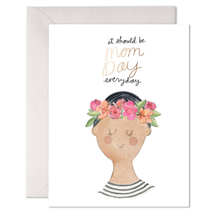 E.Frances/Single Card/Flower Crown Mom