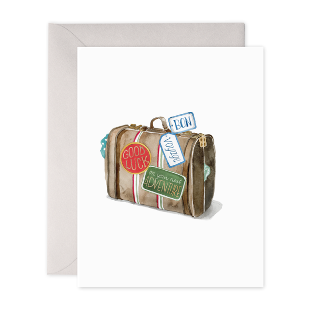 E.Frances/Single Card/Bon Voyage Suitcase