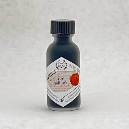 Fox and Quills/Calligraphy Ink/Jane Austen's Formula Iron Gall Ink 30ml