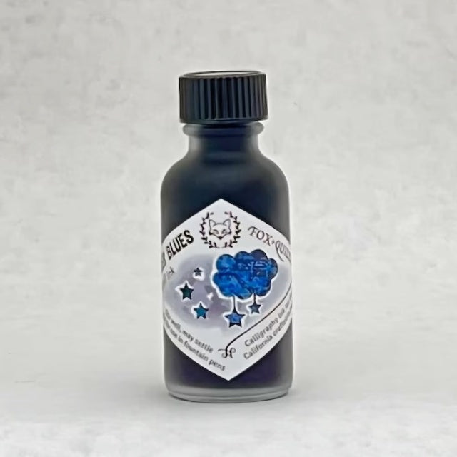 Fox and Quills/Calligraphy Ink/Nina's October Blues Ink 30ml