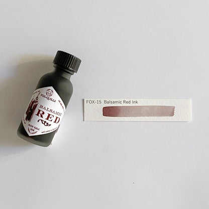 Fox and Quills/カリグラフィーインク/Balsamic Red Pigment Ink 30ml