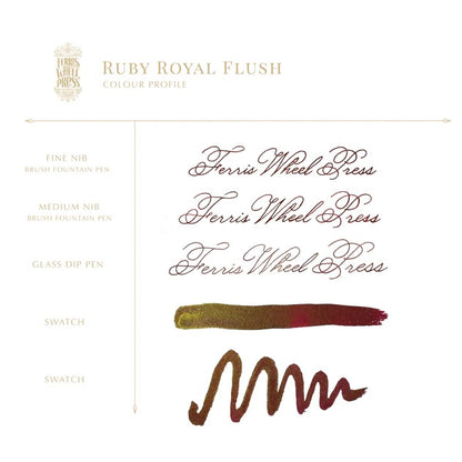 Ferris Wheel Press/インク/The FerriTales Collection - Ruby Royal Flush 20ml