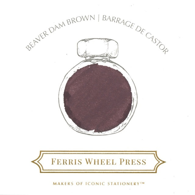 Ferris Wheel Press/インク/Beaver Dam Brown Ink 38ml