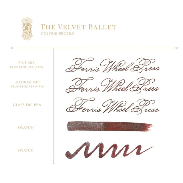 Ferris Wheel Press/インク/Velvet Ballet 38ml