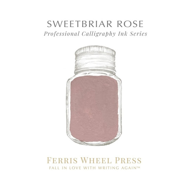 Ferris Wheel Press/Calligraphy Ink/Fanciful Events Collection - Sweetbriar Rose 28ml