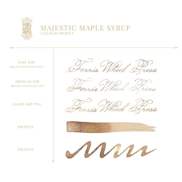 Ferris Wheel Press/インク/Majestic Maple Syrup Ink 38ml