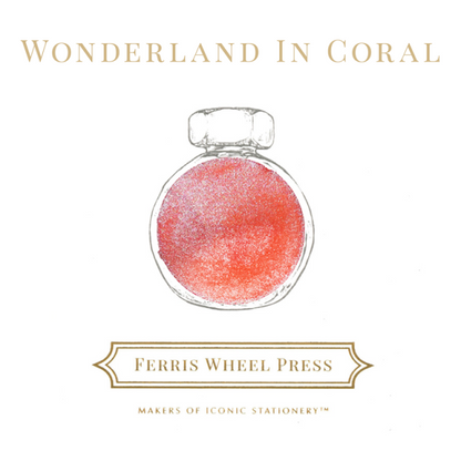 Ferris Wheel Press/Ink/Wonderland in Coral Ink 38ml