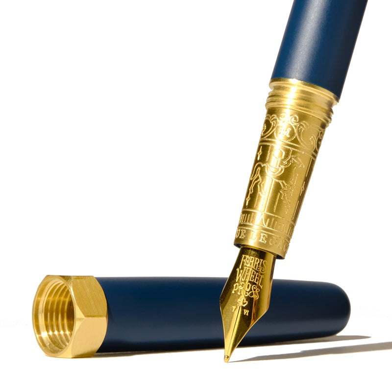 Ferris Wheel Press/Fountain Pen/The Blue Legacy Gold Brush Fountain Pen (Limited Edition 2023) 