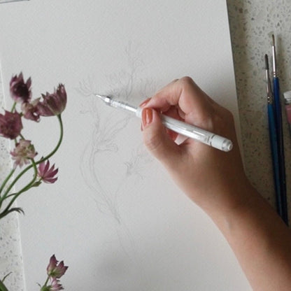 Shiho Sakurai - Botanical Illustration Watercolor Advanced Course November 2024 - April 2025 (3 sessions)