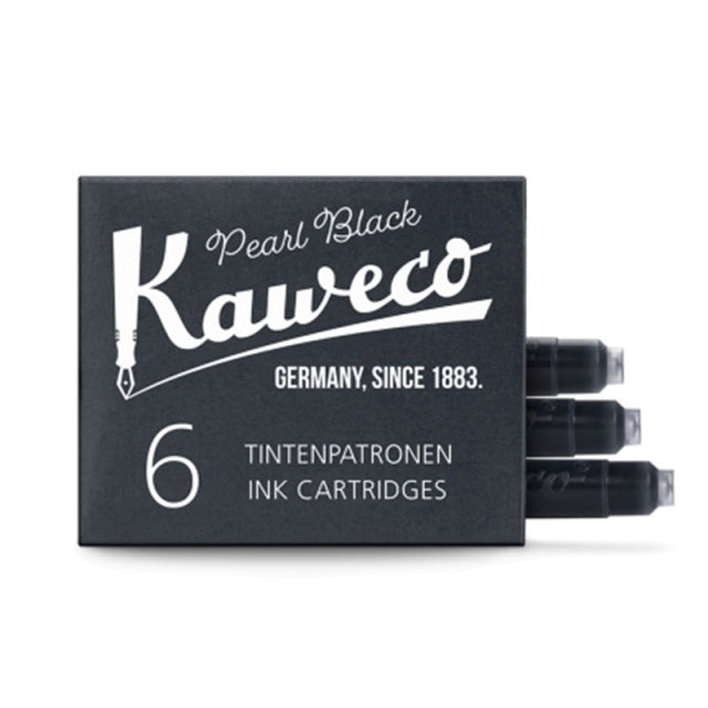 Kaweco/Ink Cartridges/Ink Cartridges 6 Pack - Pearl Black