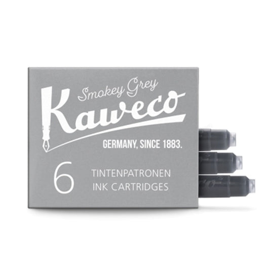 Kaweco/Ink Cartridges/Ink Cartridges 6 Pack - Smoky Gray