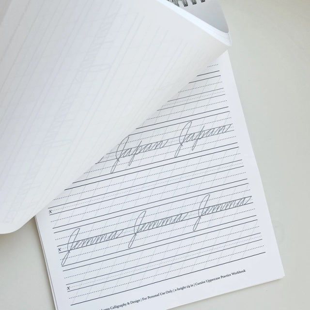 Logos Calligraphy/Cursive Pad Lowercase &amp; Uppercase Set