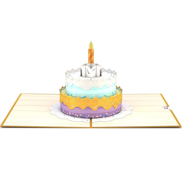 Lovepop/Single Card/Happy Birthday Cake