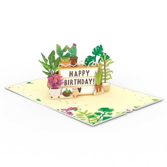 Lovepop/Single Card/Happy Birthday Plants