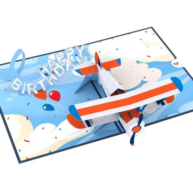 Lovepop/Single Card/Happy Birthday Plane