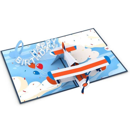 Lovepop/Single Card/Happy Birthday Plane