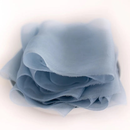 Lademya Silks/Gauze Silk Ribbon -Dusty Blue