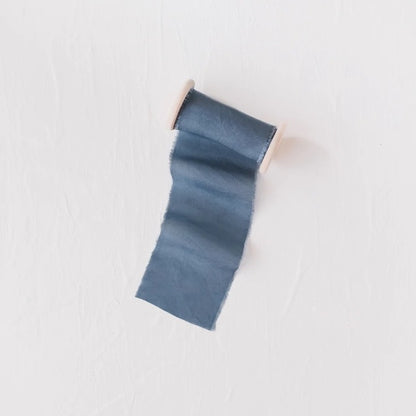 Lademya Silks/Original Silk Ribbon -Dusty Blue