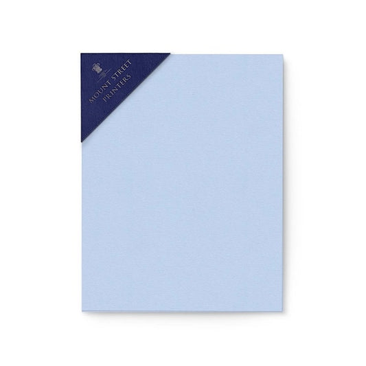 Mount Street Printers/Stationery/Kings Writing Sheet Sets -Azure Blue-