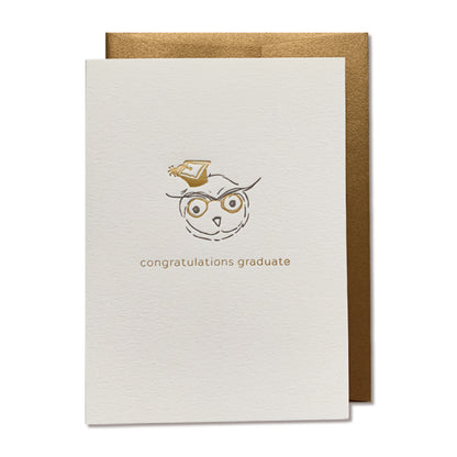 OBLATION/Single Card/Congratulations Graduate Owl Card