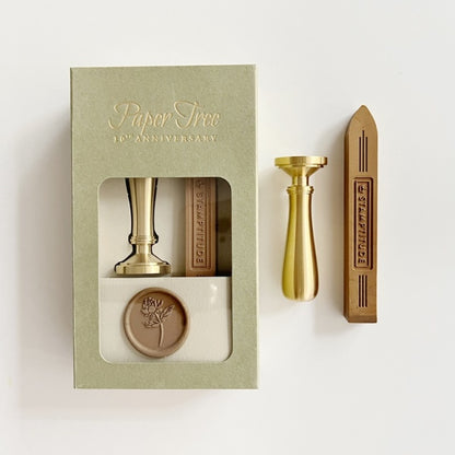 Paper Tree/Sealing Stamp &amp; Wax/Paper Tree 10th Anniversary Sealing Stamp -Olive Branch