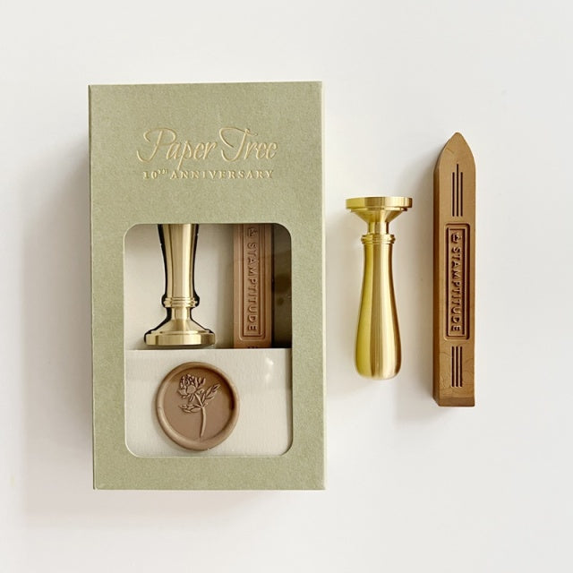 Paper Tree/Sealing Stamp &amp; Wax/Paper Tree 10th Anniversary Sealing Stamp -Dogwood