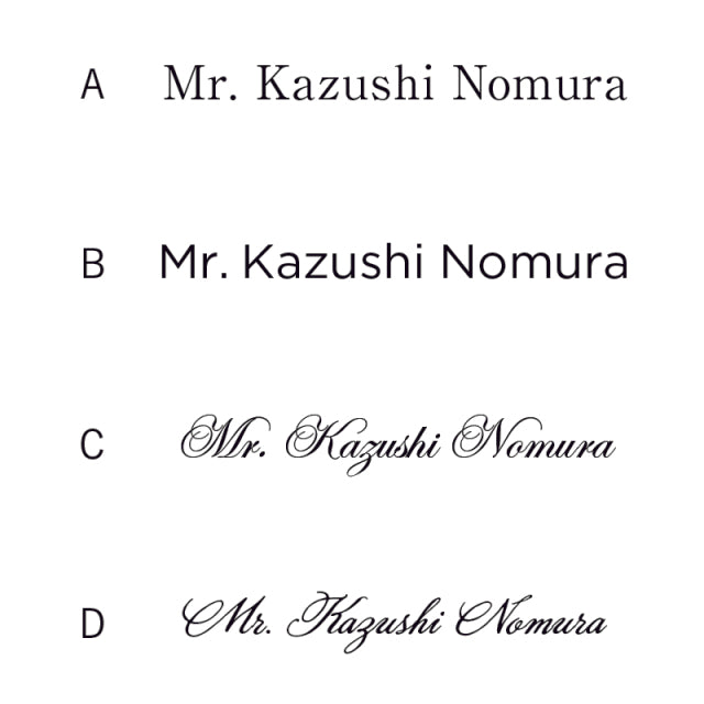 Paper Tree/Vera Wang &amp; William Arthur/Name printing option for place cards