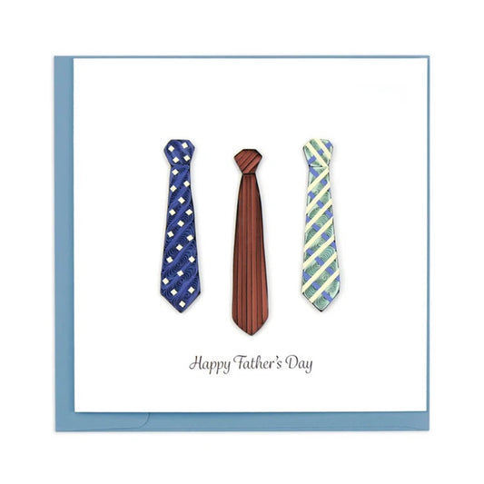 Quilling Card/Greeting Card/Father's Day Ties