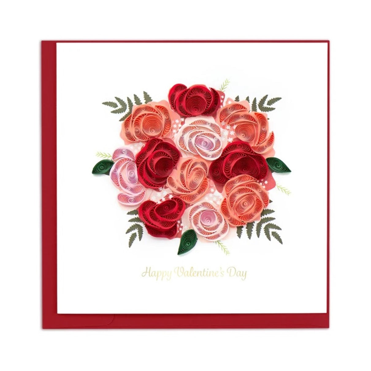 Quilling Card/Greeting Card/Valentin's Bouquet