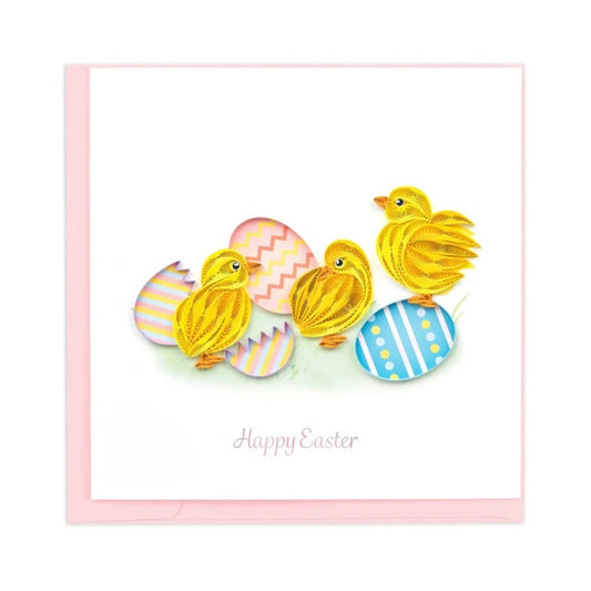 Quilling Card/Greeting Card/Easter Chicks