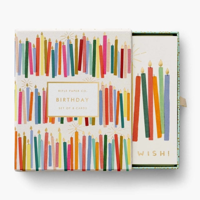 Rifle Paper/Box Card/Birthday Candles Keepsake Card Box