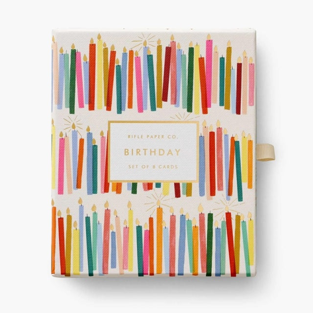 Rifle Paper/Box Card/Birthday Candles Keepsake Card Box