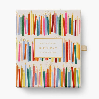 Rifle Paper/Box Card/Birthday Candles Keepsake Card Box